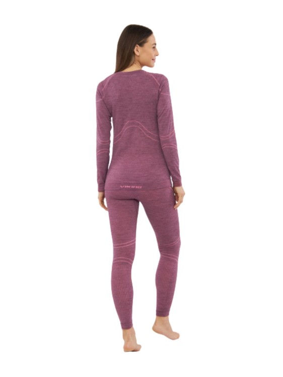 Bielizna Termoaktywna Viking Base Layer Lana Pro Set Różowy