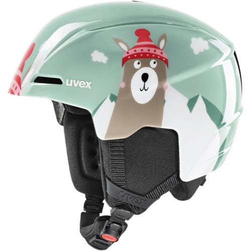 Kask narciarski dziecięcy UVEX viti jade lama