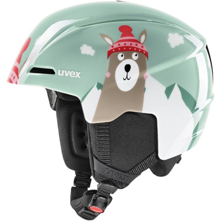 Kask narciarski dziecięcy UVEX viti jade lama