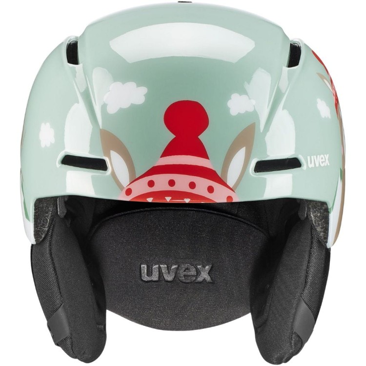 Kask narciarski dziecięcy UVEX viti jade lama