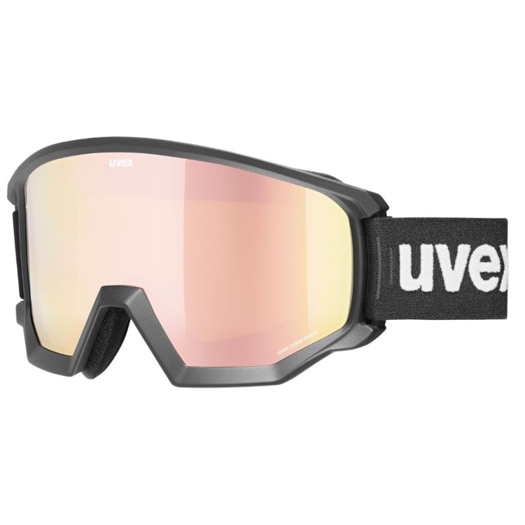 Gogle narciarskie UVEX Athletic CV race black matt/rose