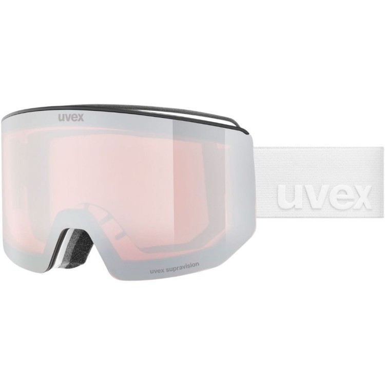 Gogle narciarskie UVEX Lace ATTRACT white matt/silver