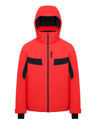 Kurtka narciarska męska Colmar Traditional Striped Padded Jacket Ketchup Black