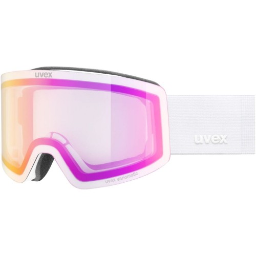 Gogle narciarskie UVEX Provoqe V white matt/pink