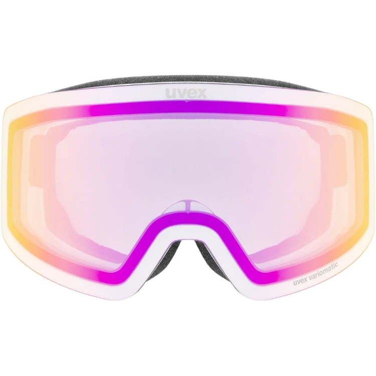 Gogle narciarskie UVEX Provoqe V white matt/pink