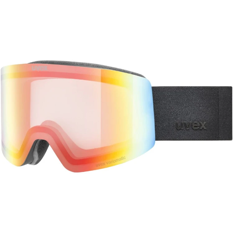 Gogle narciarskie UVEX Provoqe V black matt/rainbow