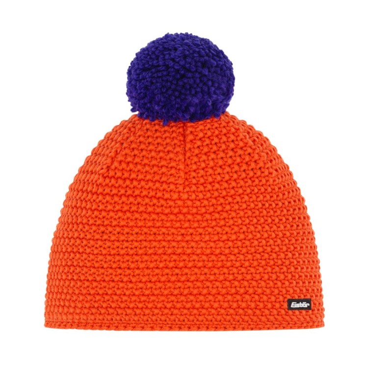 Czapka Eisbar Jamie Pompon MÜ orange