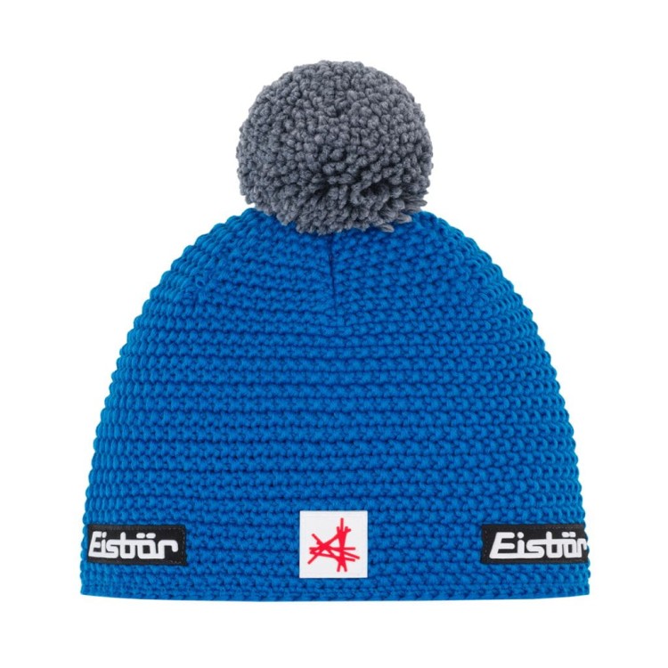 Czapka Eisbar Jamie Pompon MÜ SA blue