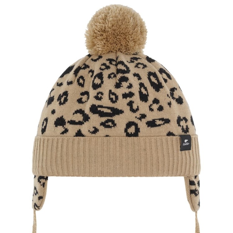 Czapka Eisbar Lilie Ear Pompon MÜ kids brown