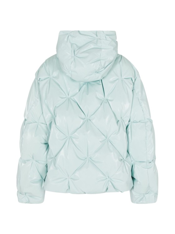 Kurtka narciarska damska EA7 Emporio Armani Kitzbühel Fashion Eco-Down Jacket Bleached Aqua