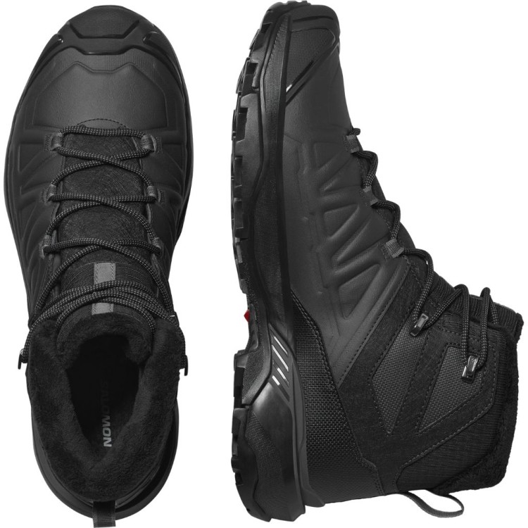 Buty zimowe męskie Salomon X ULTRA SNOWPILOT WATERPROOF Black/Phantom/Castlerock
