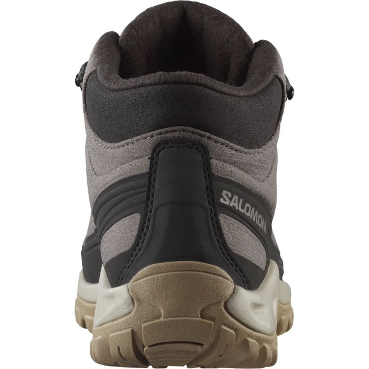 Buty zimowe damskie Salomon SHELTER WATERPROOF Plum Kitten/Phantom/Desert Tan