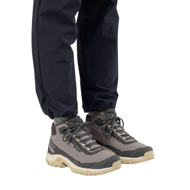 Buty zimowe damskie Salomon SHELTER WATERPROOF Plum Kitten/Phantom/Desert Tan