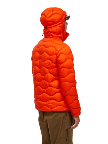 Kurtka Peak Performance męska Helium Down Hood Jacket Solar Burst