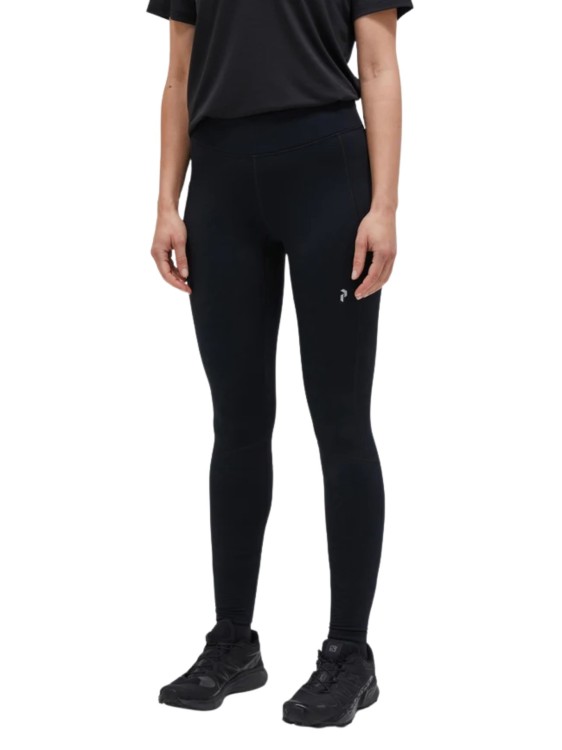 Legginsy Peak Performance damskie Brushed Back Tights Black