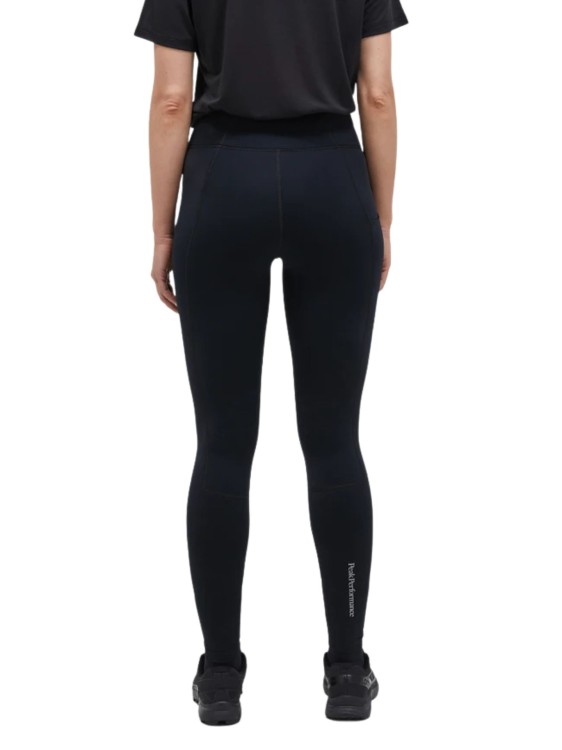 Legginsy Peak Performance damskie Brushed Back Tights Black