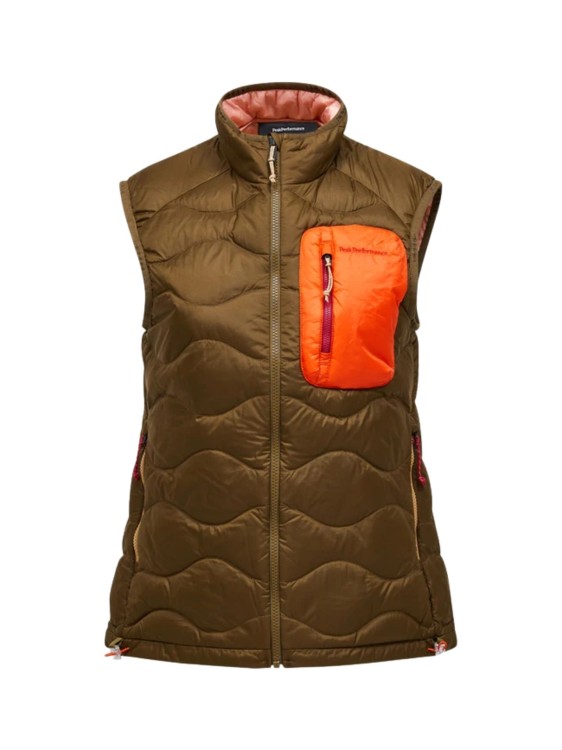Kamizelka Peak Performance damska W Helium Utility Down Vest Meadow Moss