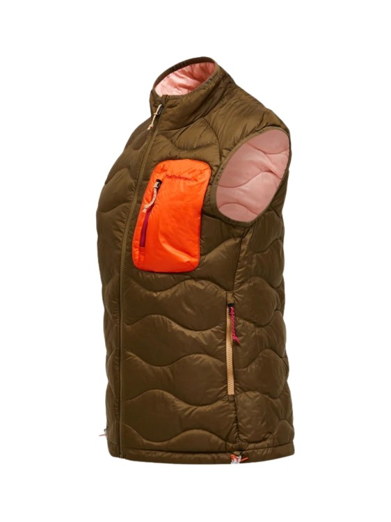 Kamizelka Peak Performance damska W Helium Utility Down Vest Meadow Moss
