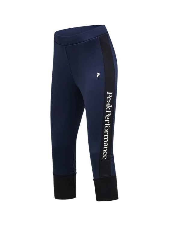 Spodnie damskie Peak Performance Rider Essentials 3/4 Midlayer blue shadow