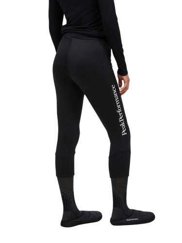 Spodnie damskie Peak Performance Rider Essentials 3/4 Midlayer black