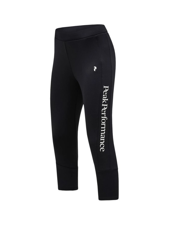 Spodnie damskie Peak Performance Rider Essentials 3/4 Midlayer black
