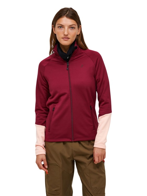 Bluza damska Peak Performance Rider Essentials Midlayer Zip vertical zenith