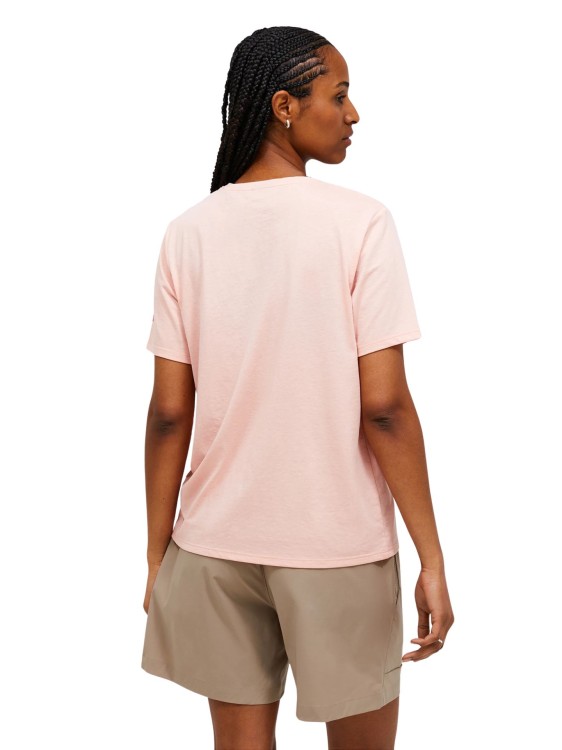 Koszulka Peak Performance damska W Explore Graphic Peach Fuzz