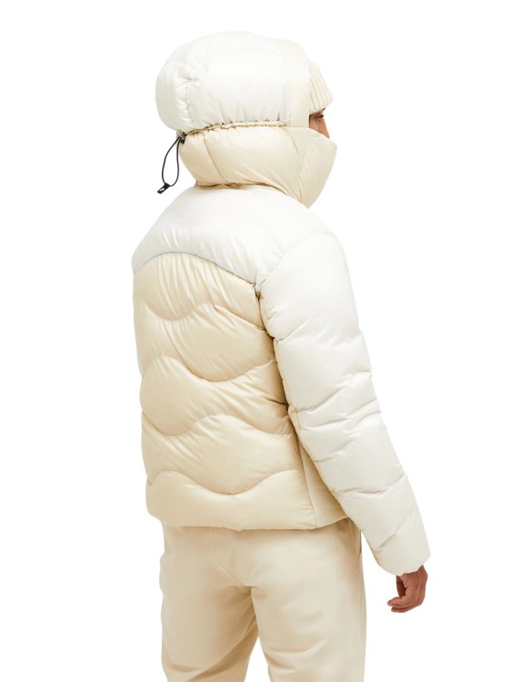 Kurtka Peak Performance damska W Helium Diamond Fuse Down Hood Sand Fog