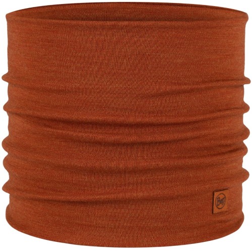 Komin Buff Merino Heavyweight Solid Cinnamon