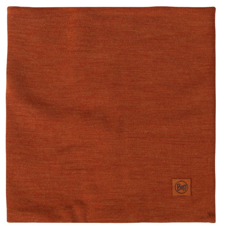 Komin Buff Merino Heavyweight Solid Cinnamon