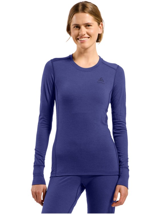 Bielizna termoaktywna damska Odlo Merino Top Blue