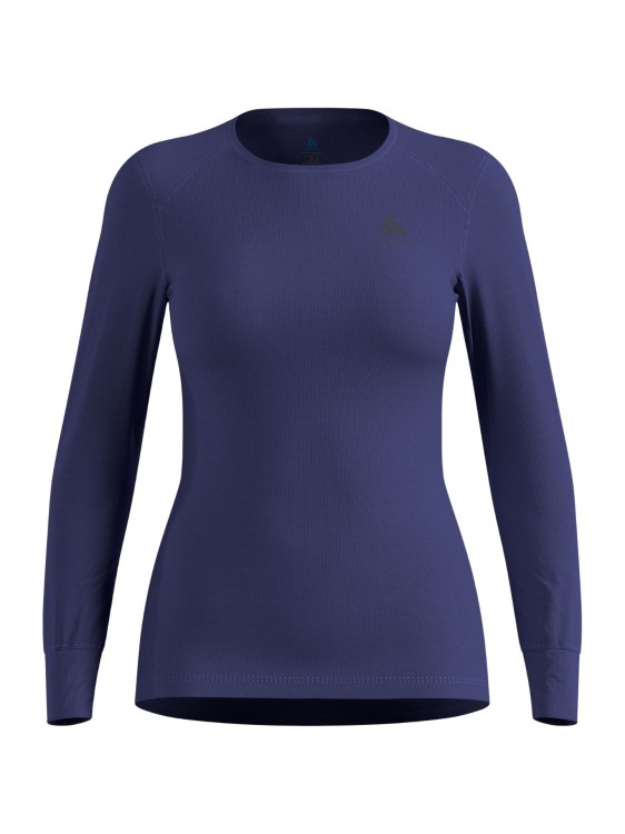 Koszulka termoaktywna damska Odlo Active Warm ECO Blue