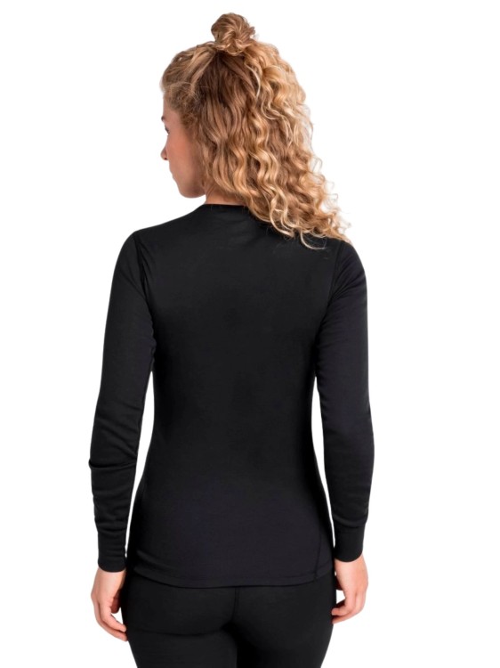 Koszulka termoaktywna damska Odlo Active Warm ECO Black