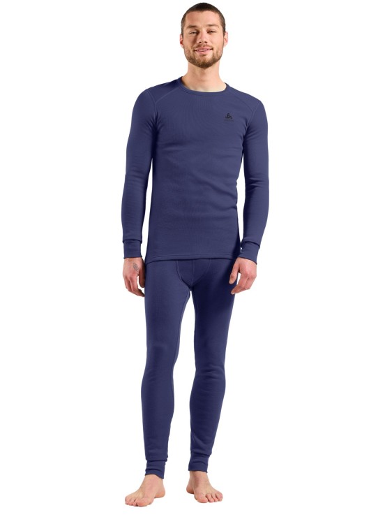 Koszulka termoaktywna męska Odlo Active Warm ECO Blue