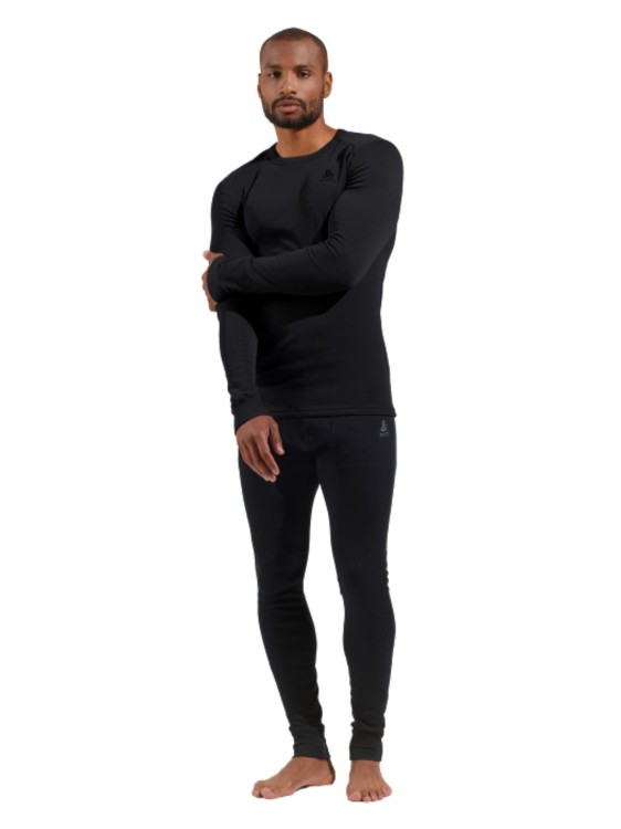 Legginsy termoaktywne męskie Odlo Active Warm Eco Black