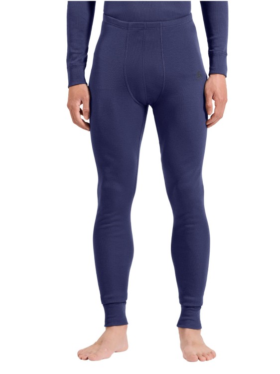 Legginsy termoaktywne męskie Odlo Active Warm Eco Blue