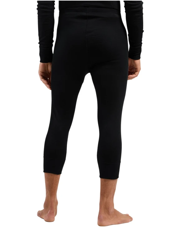 Legginsy termoaktywne męskie Odlo Active Warm 3/4 Black