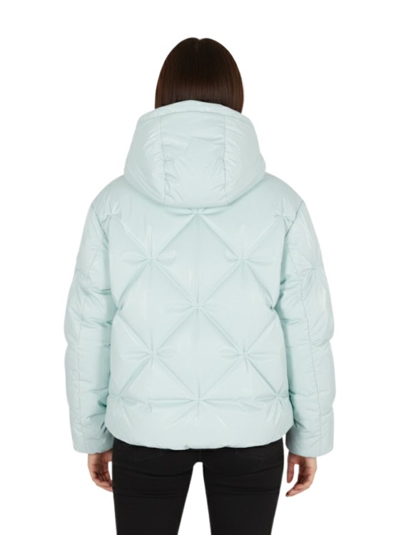 Kurtka narciarska damska EA7 Emporio Armani Kitzbühel Fashion Eco-Down Jacket Bleached Aqua