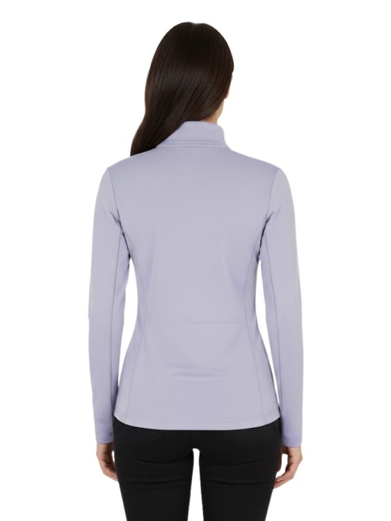 Bluza narciarska damska EA7 Emporio Armani Kitzbühel Powerstretch Half Zip Sweet Lavender