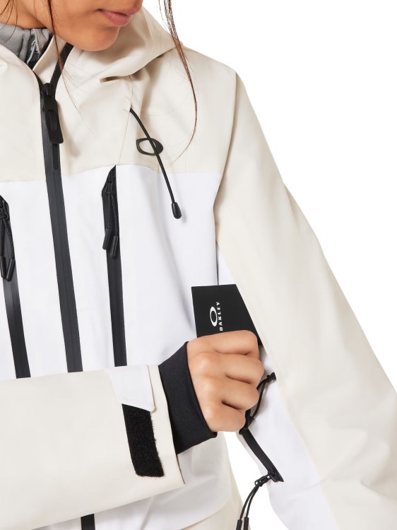 Kurtka narciarska damska Oakley W. Kendall RC Shell Jacket Mist/White
