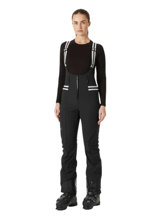 Spodnie narciarskie damskie Helly Hansen Avanti Softshell Bib Black