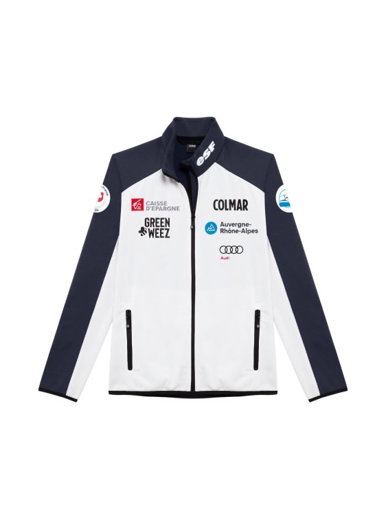 Bluza męska Colmar Full Zip Stretch Fleece White Blue