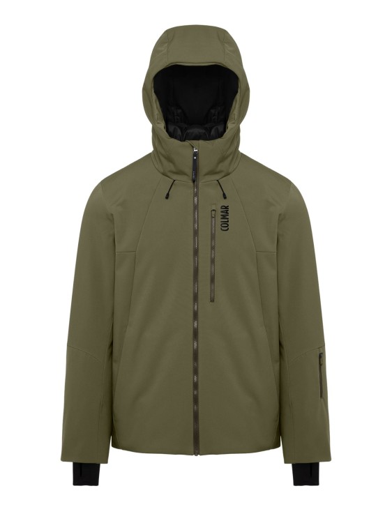 Kurtka narciarska męska Colmar Traditional Striped Padded Jacket Woodland Black