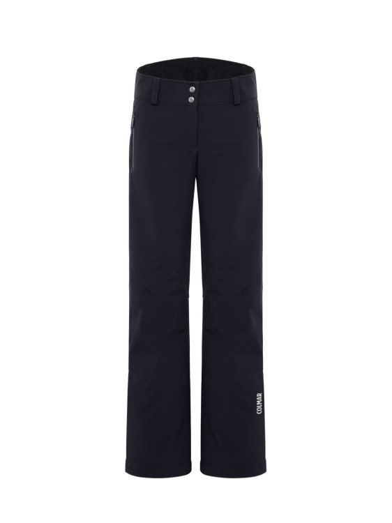 odnie narciarskie damskie Colmar Dressy Softshell Ski Pant with Gaiter Black