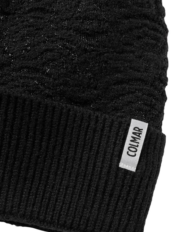 Czapka damska Colmar Hat with Shiny Threads Arctic Black