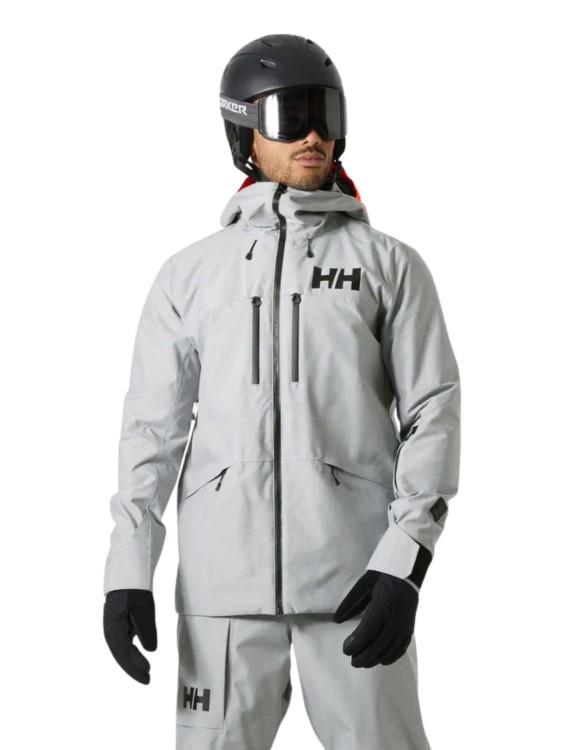 Kurtka narciarska męska Helly Hansen Garibaldi 2.0 Grey Melang