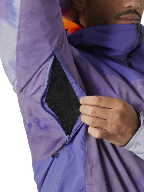 Kurtka narciarska męska Helly Hansen Powdreamer 2.0 Ultra Violet