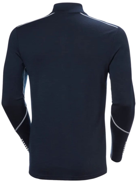 Koszulka Termoaktywna Helly Hansen Lifa Merino Midweight 1/2 Zip Navy