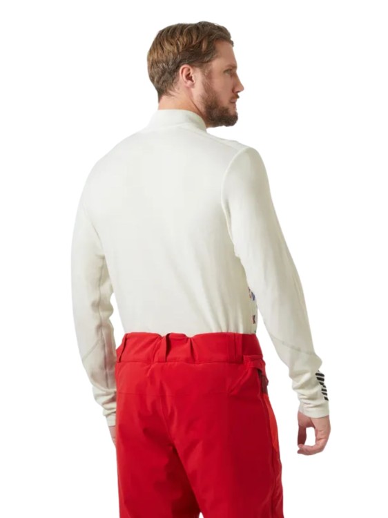 Koszulka Termoaktywna Helly Hansen Lifa Merino Midweight 1/2 Zip White Crotina