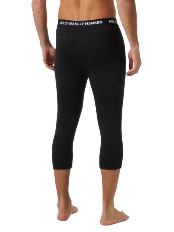 Spodnie termoaktywne męskie Helly Hansen Lifa Merino Midweight 3/4 Black
